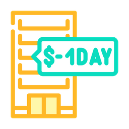 Daily Rent  Icon