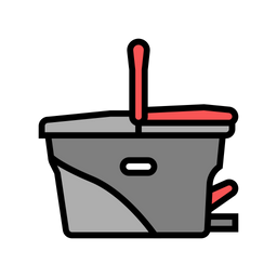 Bucket Cleaning  Icon