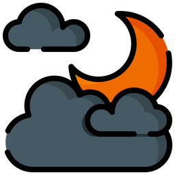 Cloudy moon  Icon