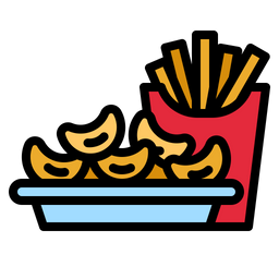 Chips And French Fire  Icon