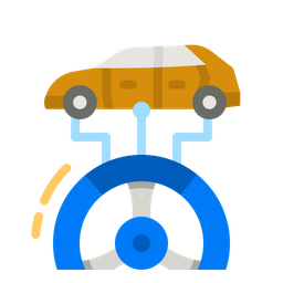 Autonomous Car  Icon