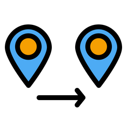 Location Distance  Icon