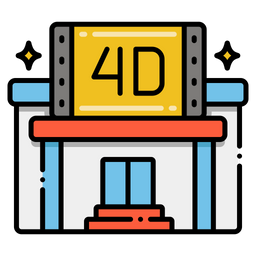 4 D Movie  Icon