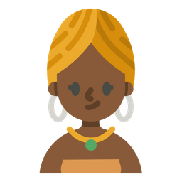 Afrikanische Frau  Symbol