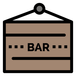 Bar Sign  Icon