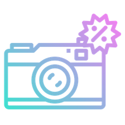 Camera Discount  Icon