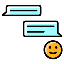 Chat with Service Evaluation  Icon