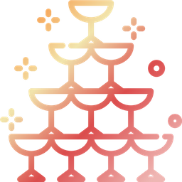 샴페인 글래스  아이콘