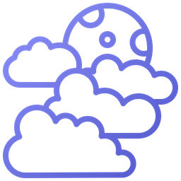 Cloudy night  Icon