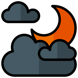 Cloudy moon  Icon