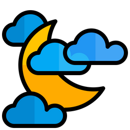 Crescent moon  Icon