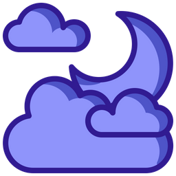 Cloudy moon  Icon