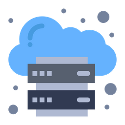 Cloud Server  Icon