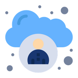 Cloud User  Icon