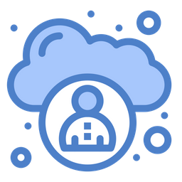 Cloud User  Icon