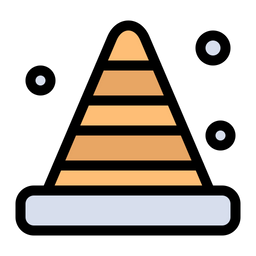 Construction Cone  Icon