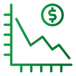 Decrease Money  Icon