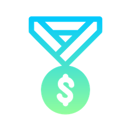 Dollar Badge  Icon