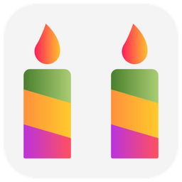 Christmas Candle  Icon