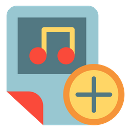 Add Music  Icon