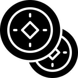 Chinesische Münze  Symbol