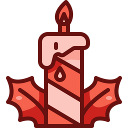 Christmas Candle  Icon