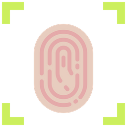 Fingerprint Scan  Icon