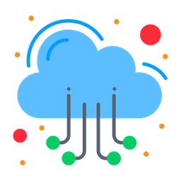 Cloud Hosting  Icon