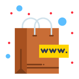 Domain Shopping  Icon