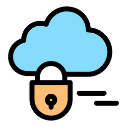 Cloud Security  Icon