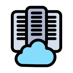 Cloud Server  Icon