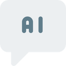 Artificial Intelligence Chat  Icon