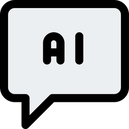 Artificial Intelligence Chat  Icon