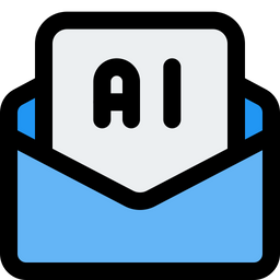 Artificial Intelligence Message  Icon