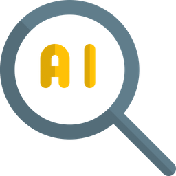 Artificial Intelligence Search  Icon