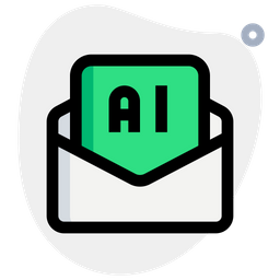 Artificial Intelligence Message  Icon