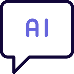 Artificial Intelligence Chat  Icon