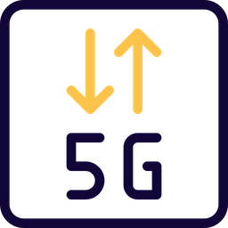 Transferencia de datos 5G  Icono