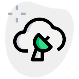 Cloud Satellite  Icon