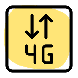 4 G Transfer Data  Icon