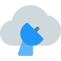 Cloud Satellite  Icon