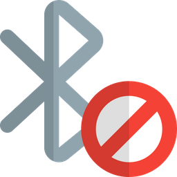 Bluetooth verboten  Symbol