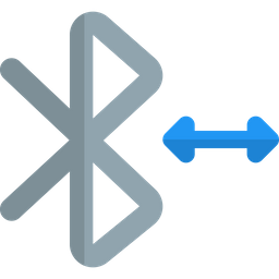 Bluetooth-Daten übertragen  Symbol