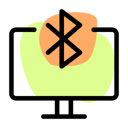 Bluetooth Computer  Icon