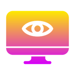 Computer Eye  Icon