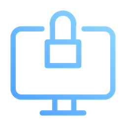 Lock Computer  Icon