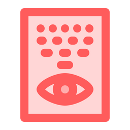 Eye Chart  Icon