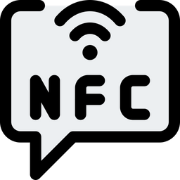 Chatear con tecnología nfc  Icono