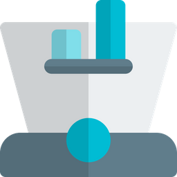 Bar Chart Holography  Icon