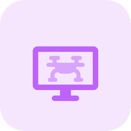 Computer Drone  Icon